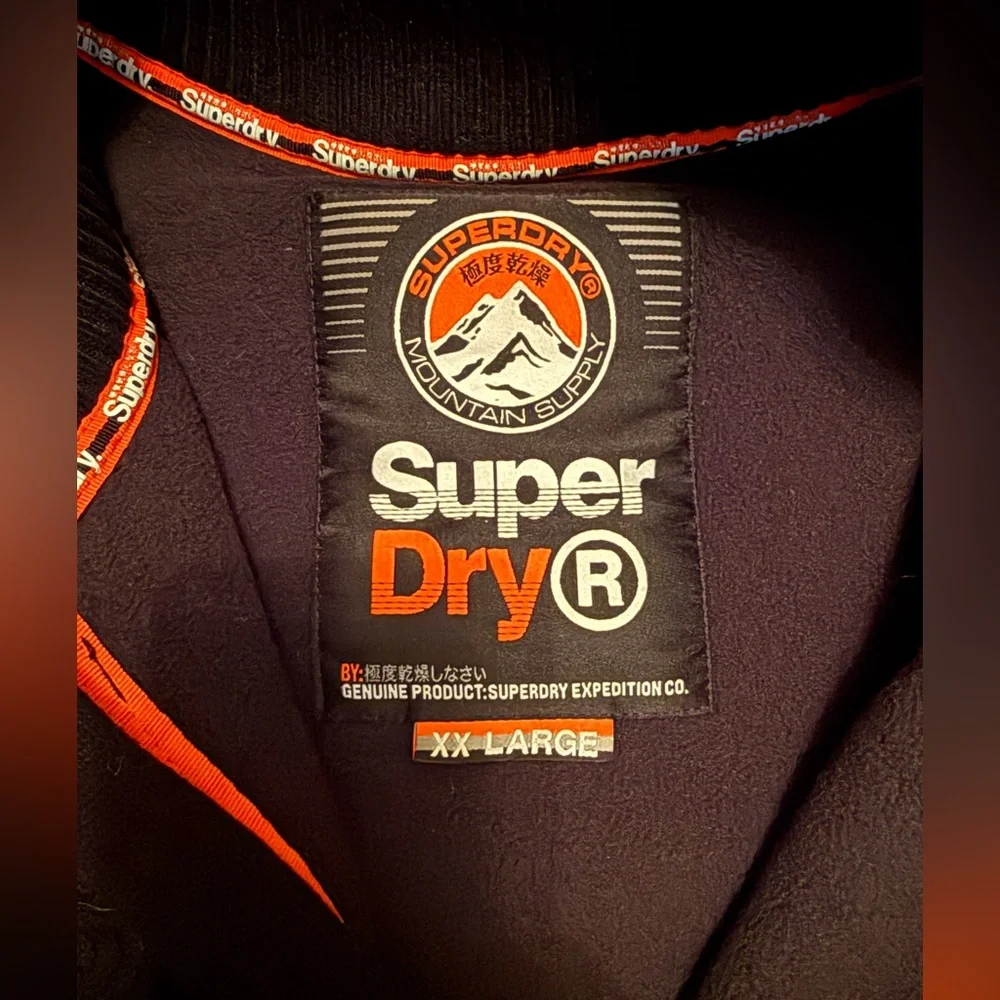 Heavy Superdry hoodie XXL - Picture 5 of 8